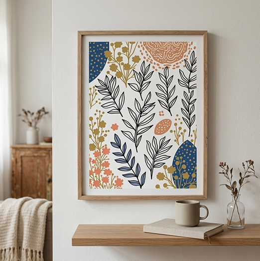 Leaf Pattern Artwork
